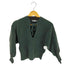 ザラ ZARA Cropped sweater スキッパーメランジニット レディース import:S