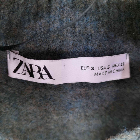 ザラ ZARA Cropped sweater スキッパーメランジニット レディース import:S