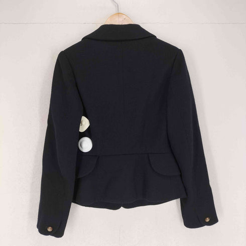 ヴィヴィアンウエストウッドレッドレーベル Vivienne Westwood RED LABEL オリゾンティタグ オーブボタン ウールテーラードジャケット レディース 3