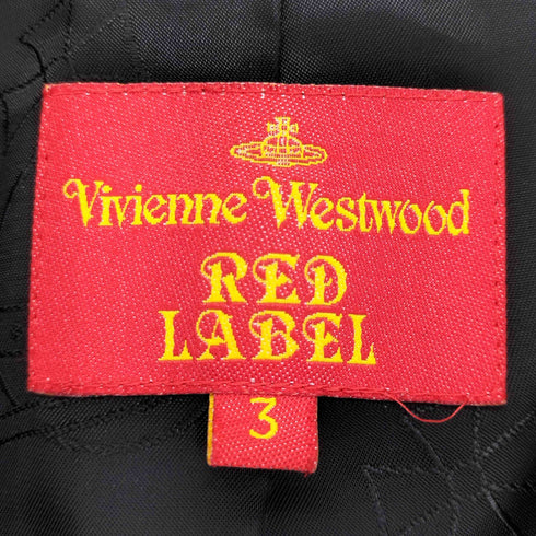 ヴィヴィアンウエストウッドレッドレーベル Vivienne Westwood RED LABEL オリゾンティタグ オーブボタン ウールテーラードジャケット レディース 3