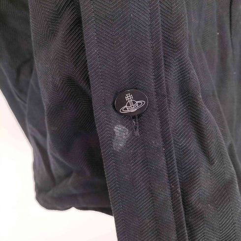 ヴィヴィアンウエストウッド Vivienne Westwood 21SS ヘリンボーン変形シャツワンピース レディース JPN:M