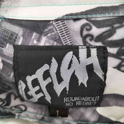 レフラー Leflah ハンドフォトシャツジャケット メンズ L