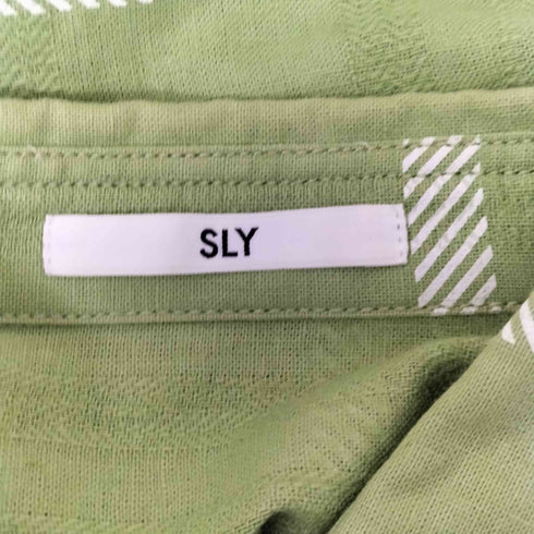 スライ SLY HELENA LINE OVER SIZE CROP シャツ レディース 2