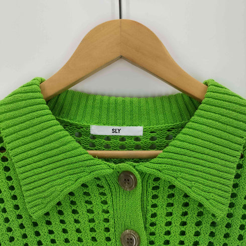 スライ SLY CROPPED SPRING カーディガン レディース FREE