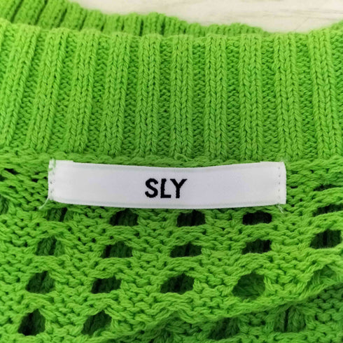 スライ SLY CROPPED SPRING カーディガン レディース FREE