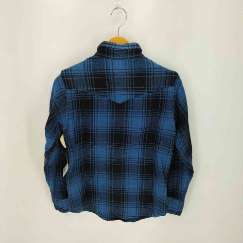 ブルーブルー BLUE BLUE インディゴ 藍染め ウエスタンチェックシャツ メンズ 1