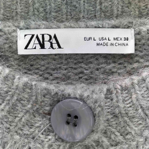 ザラ ZARA ソフトニット カーディガン レディース import:L