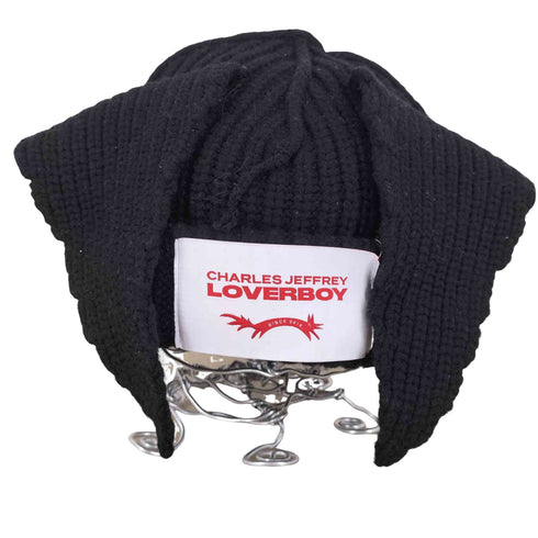 チャールズジェフリーラバーボーイ CHARLES JEFFREY LOVERBOY 猫耳 ニットキャップ メンズ