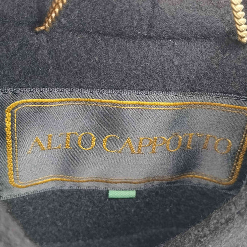 ALTO CAPPOTTO ウール100 スタンドカラーコート カシミヤ緯糸100% レディース
