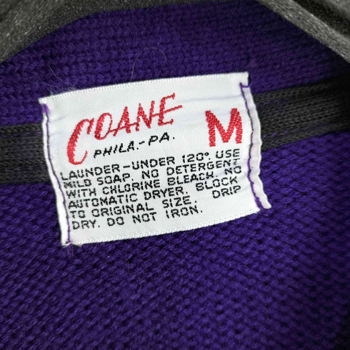 COANE PHILA-PA 腹巻きリブ レタードニット メンズ import:M