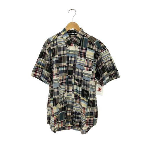 ノーティカ NAUTICA チェック パッチワーク S/S シャツ メンズ import:M