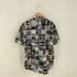 ノーティカ NAUTICA チェック パッチワーク S/S シャツ メンズ import:M
