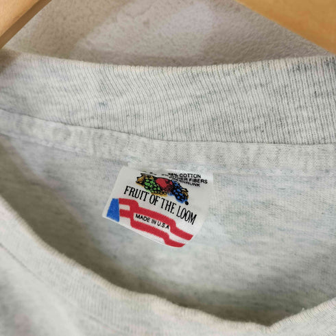 フルーツオブザルーム FRUIT OF THE LOOM USA製 1992コピーライト THE WEEKEND ...GRILL MEISTER クルーネックTシャツ メンズ import:XL