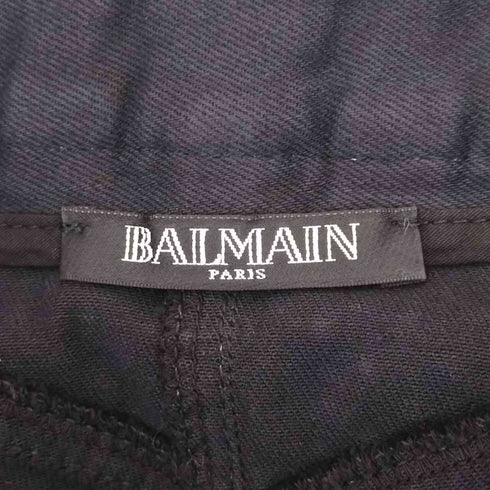 バルマン BALMAIN ジップデザイン ビジュースキニーパンツ レディース 34