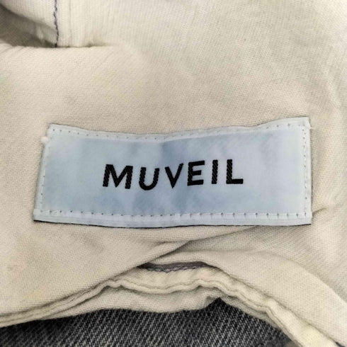 ミュベール MUVEIL 装飾 コーティングデニムパンツ レディース 38