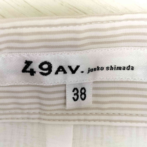 フォーティーナインアヴェニュージュンコシマダ 49AV.Junko Shimada フラワー刺繍 プリーツスカート レディース JPN:38