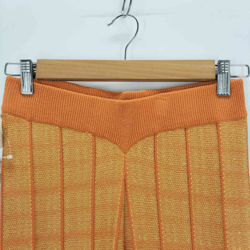 ビームス BEAMS RIB KNIT FLARE PANTS レディース