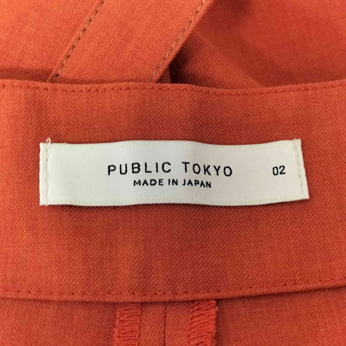 パブリックトウキョウ PUBLIC TOKYO レースアップワイドパンツ レディース 02