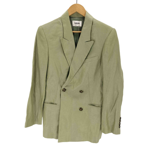 スロー バイスライ THROW by SLY LINEN BOXY DOUBLE TAILORED ジャケット レディース 1