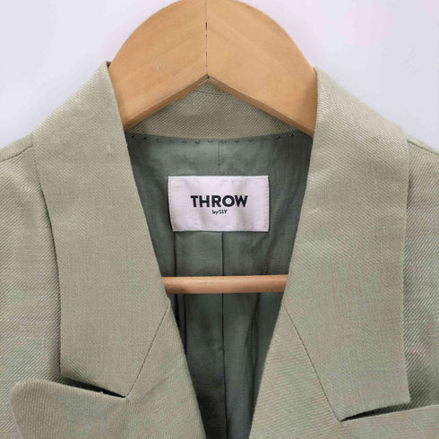 スロー バイスライ THROW by SLY LINEN BOXY DOUBLE TAILORED ジャケット レディース 1
