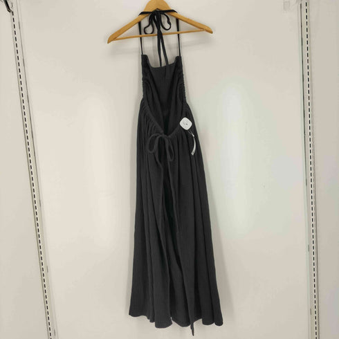 ベースレンジ BASERANGE HONDA APRON DRESS-RIB FLEECE リブエプロンワンピース レディース
