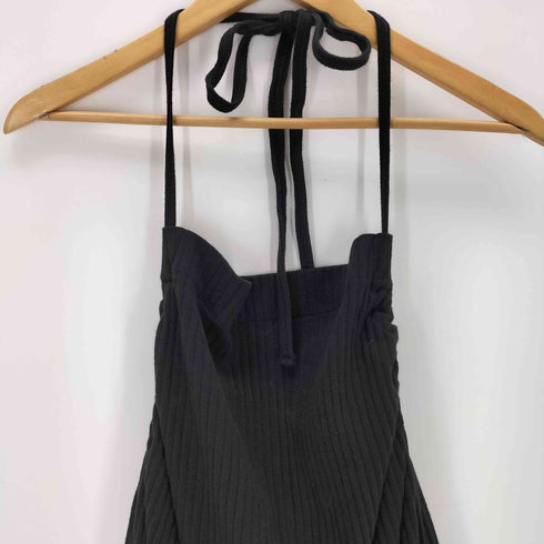 ベースレンジ BASERANGE HONDA APRON DRESS-RIB FLEECE リブエプロンワンピース レディース
