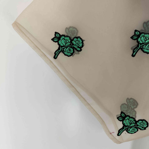 sho kurashina 薔薇刺繍 シアーカットソー レディース FREE