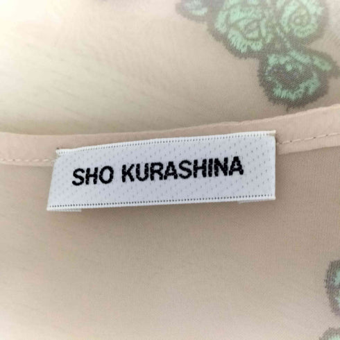 sho kurashina 薔薇刺繍 シアーカットソー レディース FREE
