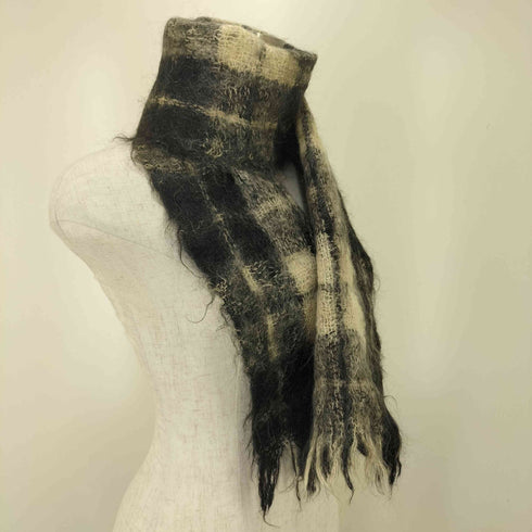 GLEN CREE スコットランド製モヘアフリンジマフラー レディース