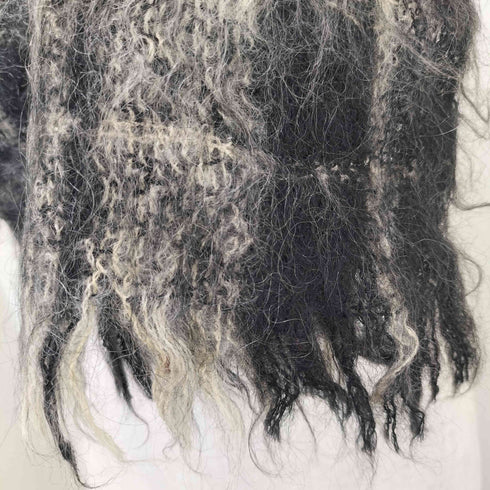 GLEN CREE スコットランド製モヘアフリンジマフラー レディース