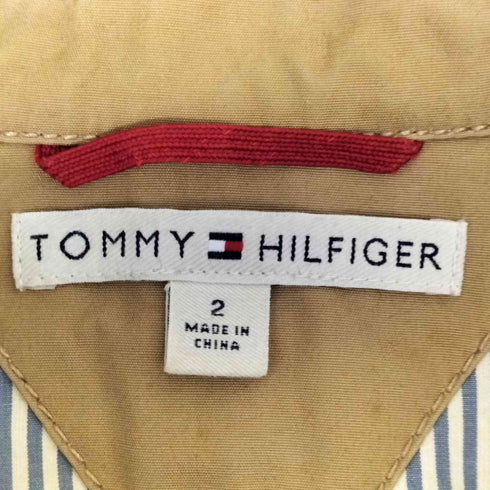 トミーヒルフィガー TOMMY HILFIGER ステンカラーコート レディース JPN:2