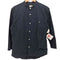 バーンズ Barns OUTFITTERS ノーカラーシャツ 9分丈 メンズ JPN:M