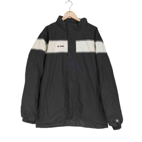 JAKO フロッキープリント中綿ジップブルゾン メンズ XL
