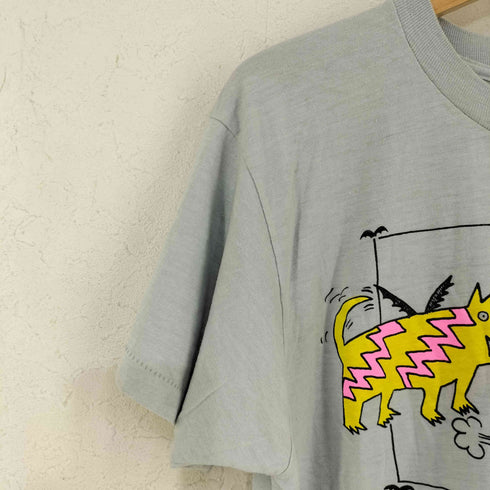 スクリーンスターズ SCREEN STARS USA製 BAT DOGS クルーネックTシャツ メンズ import:L
