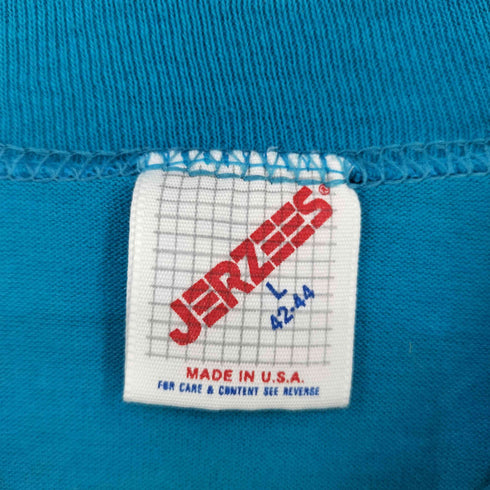ジャージーズ JERZEES USA製 フクロウプリント クルーネックTシャツ メンズ import:L