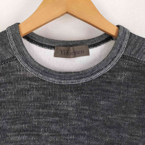ワイズフォーメン Ys for men 04aw 茶タグ アーカイブ 霜降り ウールコットンスウェット メンズ 3