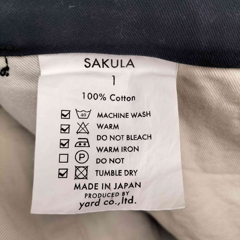 サクラ SAKULA ロールアップチノパンツ メンズ 1
