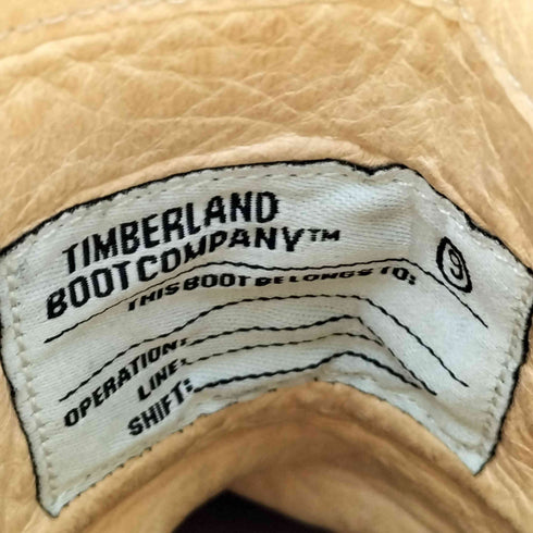 ティンバーランド Timberland キャンバス地 サイドジップ レースアップロングブーツ レディース 9