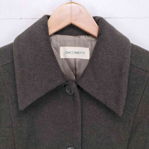 GIACOMETTI カシミヤ混ウールコート CASHMERE&WOOL レディース M