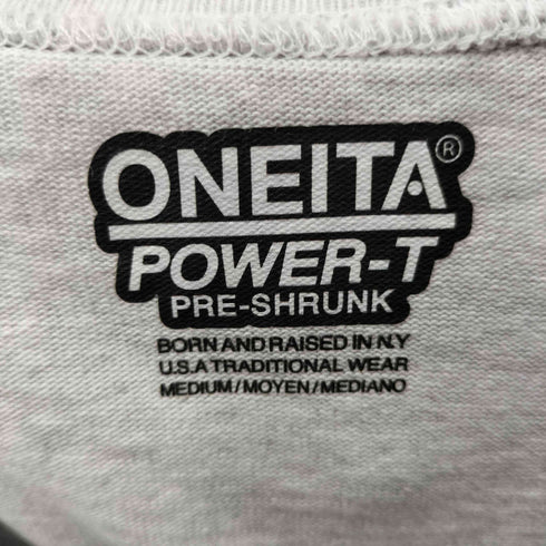 オニータ ONEITA POWER-T ピグメント ロングスリーブ Tシャツ メンズ JPN:M
