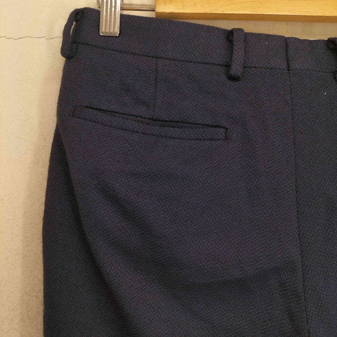 シーケーカルバンクライン ck Calvin Klein ヘリンボーンノータックスラックス メンズ W79