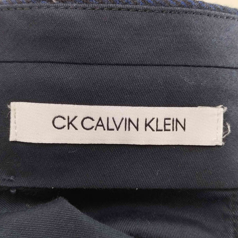 シーケーカルバンクライン ck Calvin Klein ヘリンボーンノータックスラックス メンズ W79