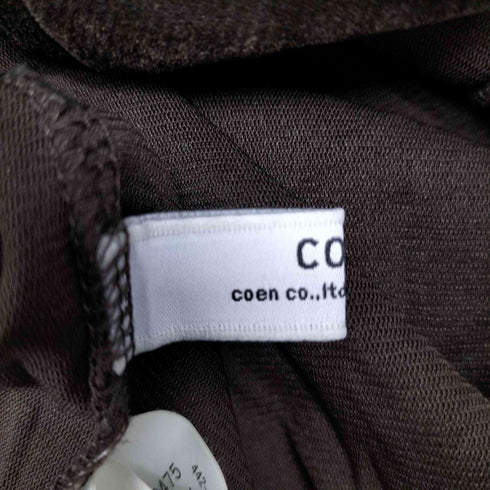 コーエン coen シアーベロアロングスリーブTシャツ レディース JPN:M