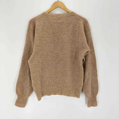 shetland ウールクルーネックニット レディース