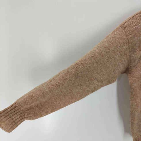shetland ウールクルーネックニット レディース