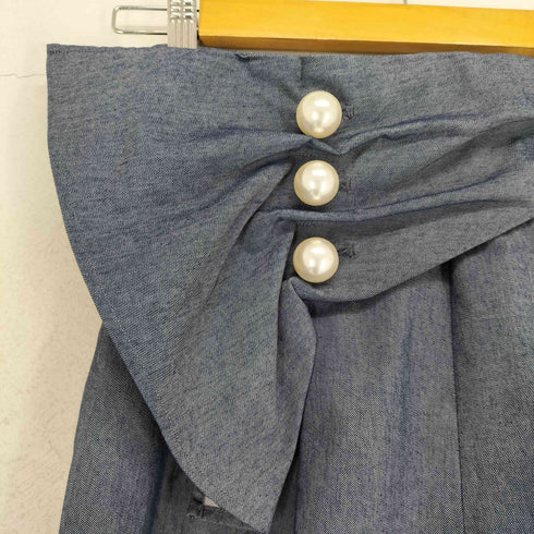 セルフォード CELFORD ハイウエストパールベルトパンツ レディース 36