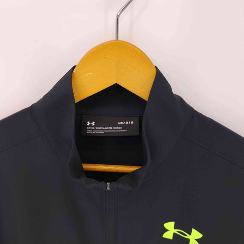 アンダーアーマー UNDER ARMOUR ストレッチ サマーウーブン フルジップ ジャケット メンズ LG