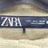 ザラ ZARA フラップクロップドジャケット ゴールドボタン ブレザー レディース S