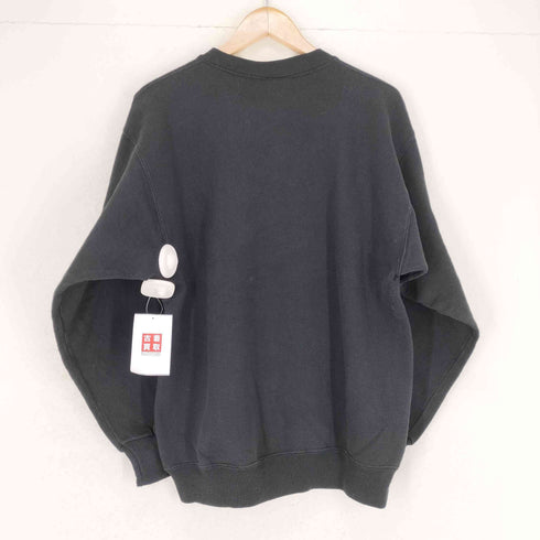 ヘインズ Hanes MADE IN USA 刺繍クルーネックスウェット 前V メンズ JPN:L