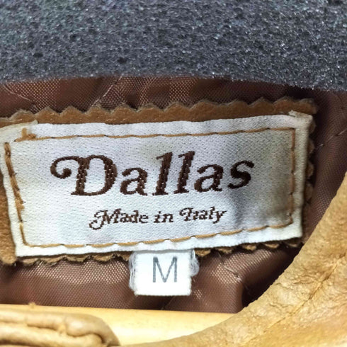 Dallas イタリア製 シングルライダースジャケット メンズ JPN:M